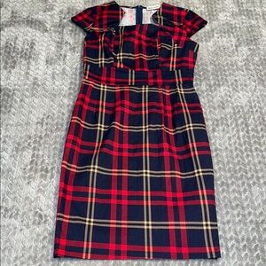 Grace Karen Lightweight Sleeveless Plaid Dress.  Size Small.  Cap sleeves.